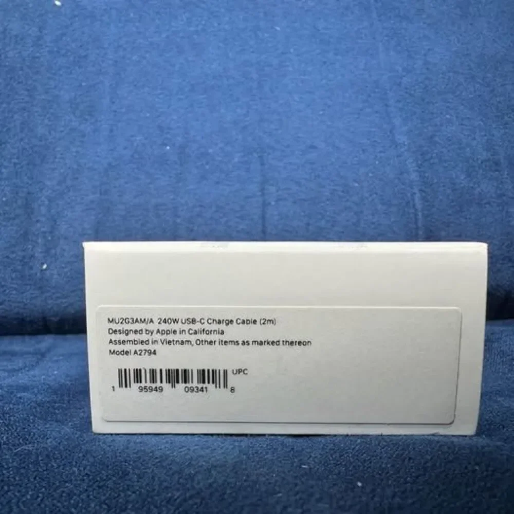 Apple USB-C 240W Fast Charge Cable 2m (6.6 ft) – NEW